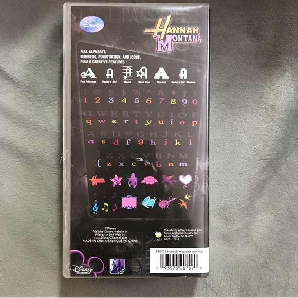 Cricut Disney Hannah Montana shape and font - Picture 2 of 16